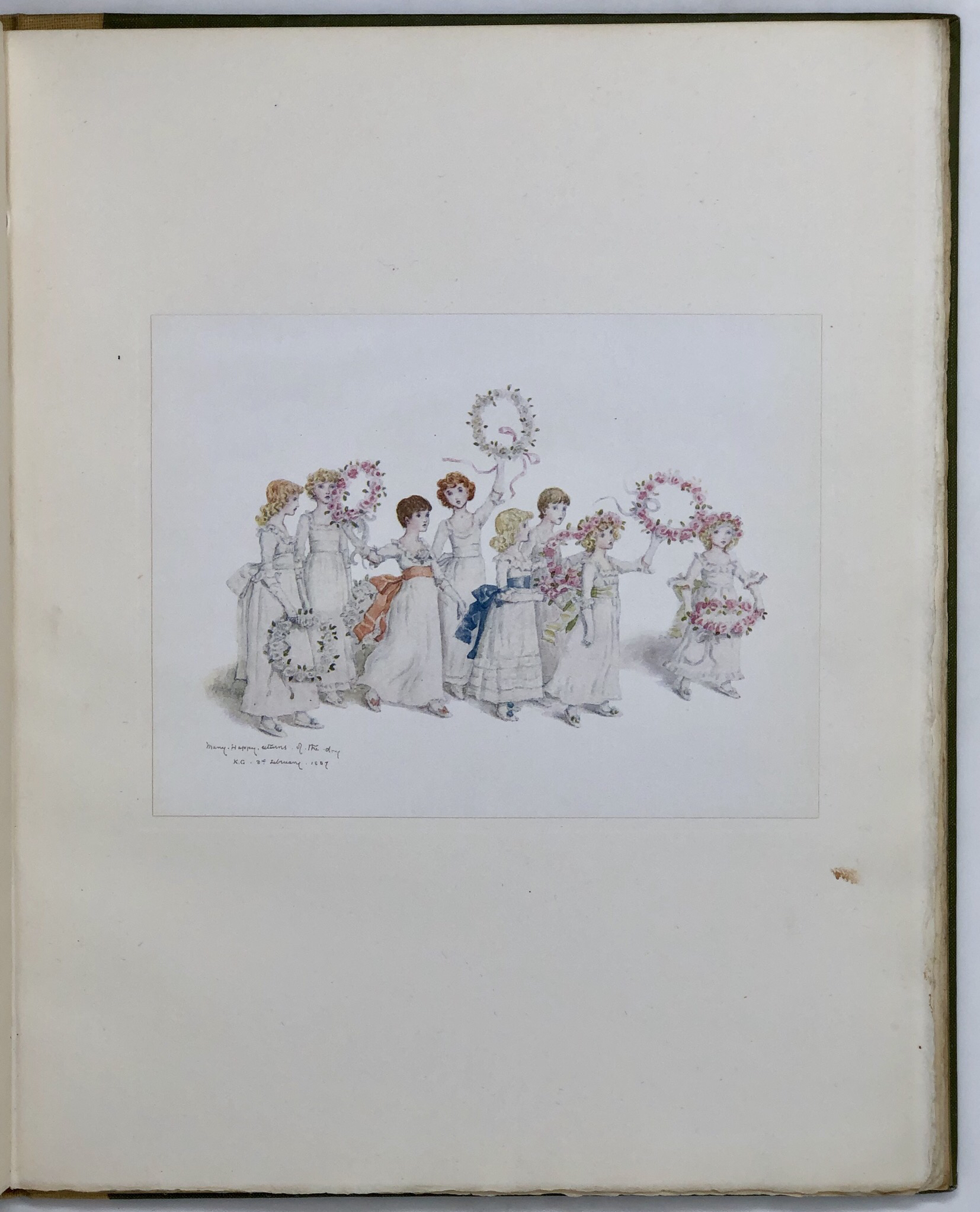 Kate Greenaway S Pictures From Originals Presented By Her To John