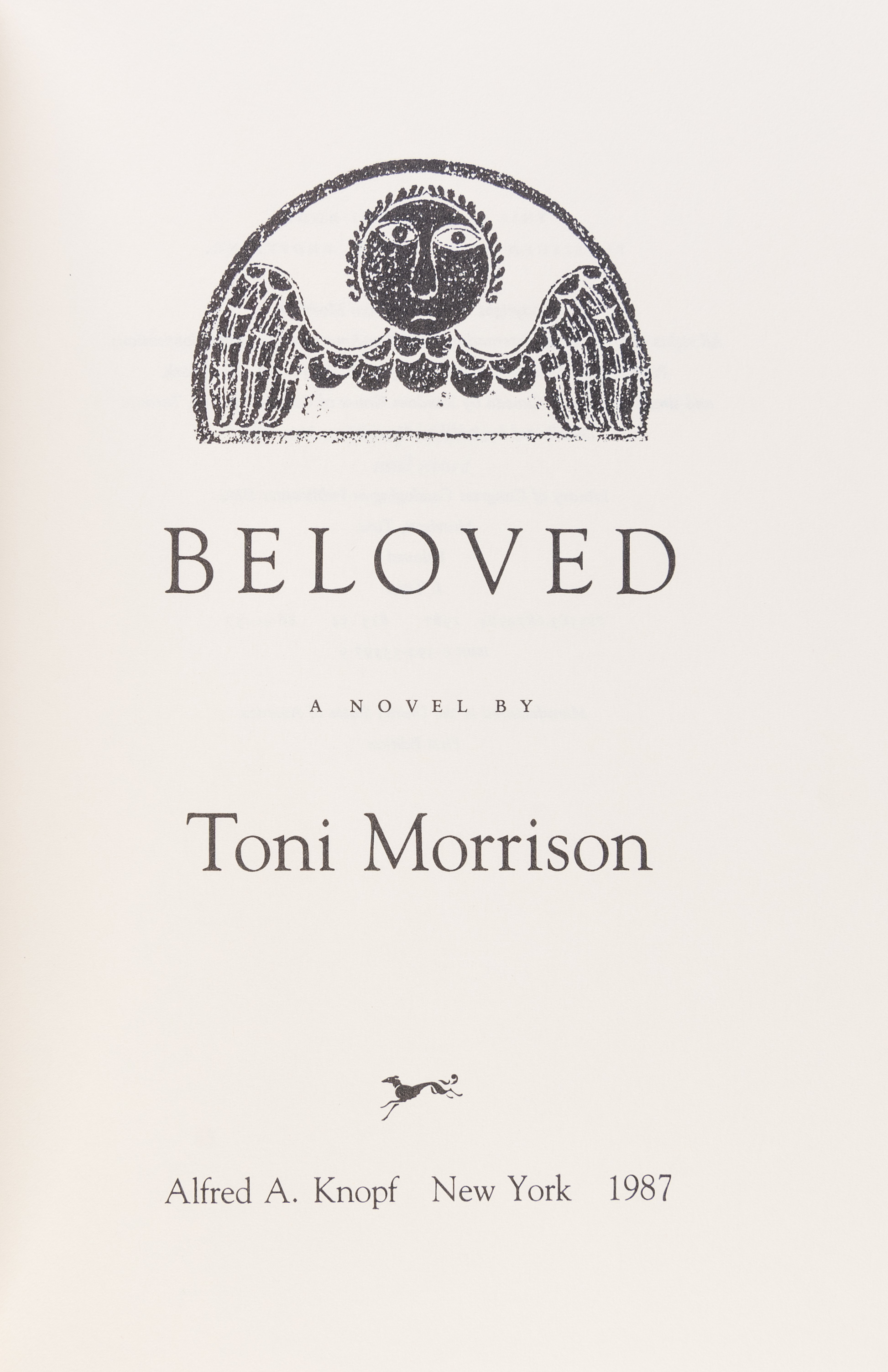 Beloved. - MORRISON Toni - First Edition