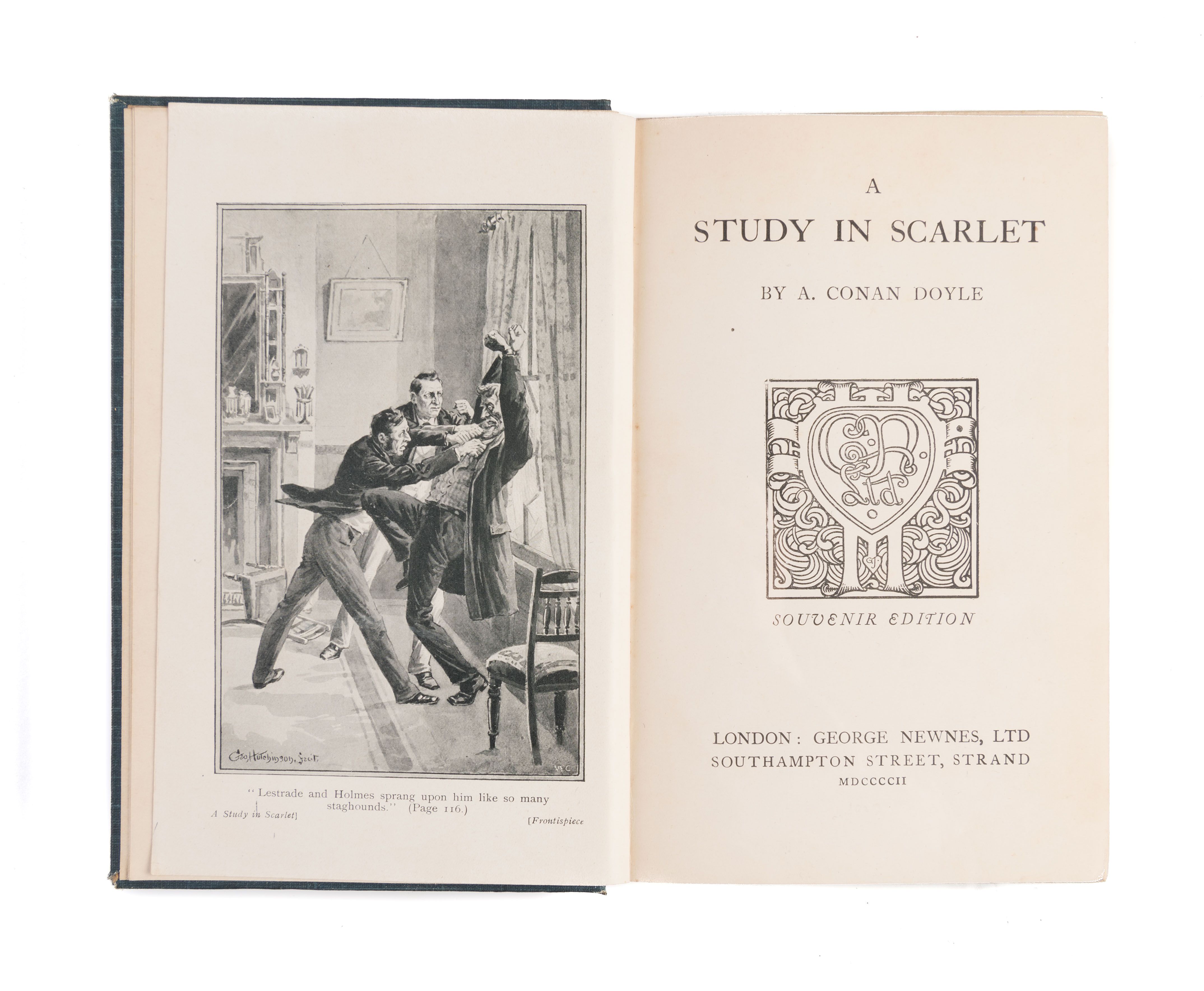 A Study In Scarlet The Memoirs Of Sherlock Holmes The Adventures Of Sherlock Holmes Conan Doyle Arthur