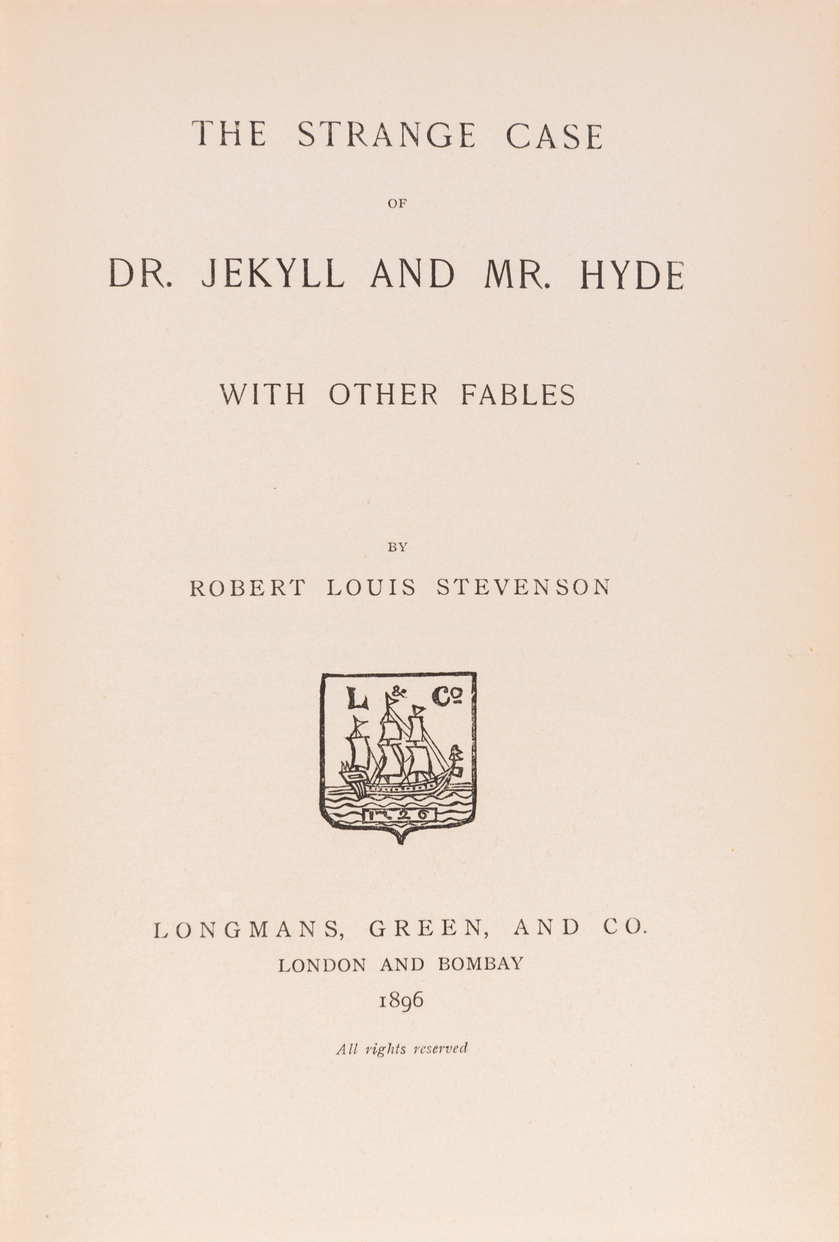 The strange case of Dr. Jekyll & Mr. Hyde : Fables Other stories